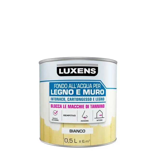 Fondo LUXENS base acqua appianare per parete a secco legno 0.5 L Vedi i dettagli del prodotto