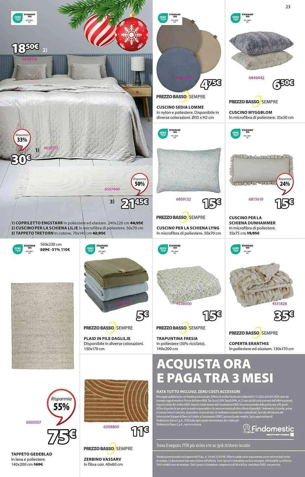 Volantino JYSK da 27 novembre a 4 gennaio di 2024 - Pagina del volantino 23