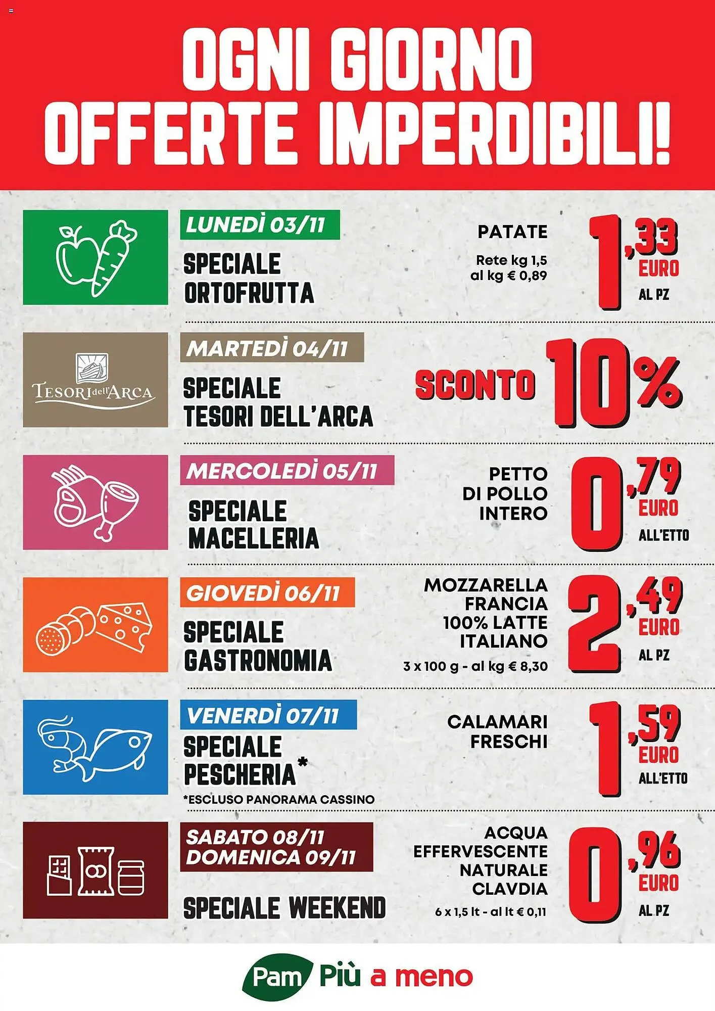 Volantino Pam da 3 novembre a 9 novembre di 2025 - Pagina del volantino 1
