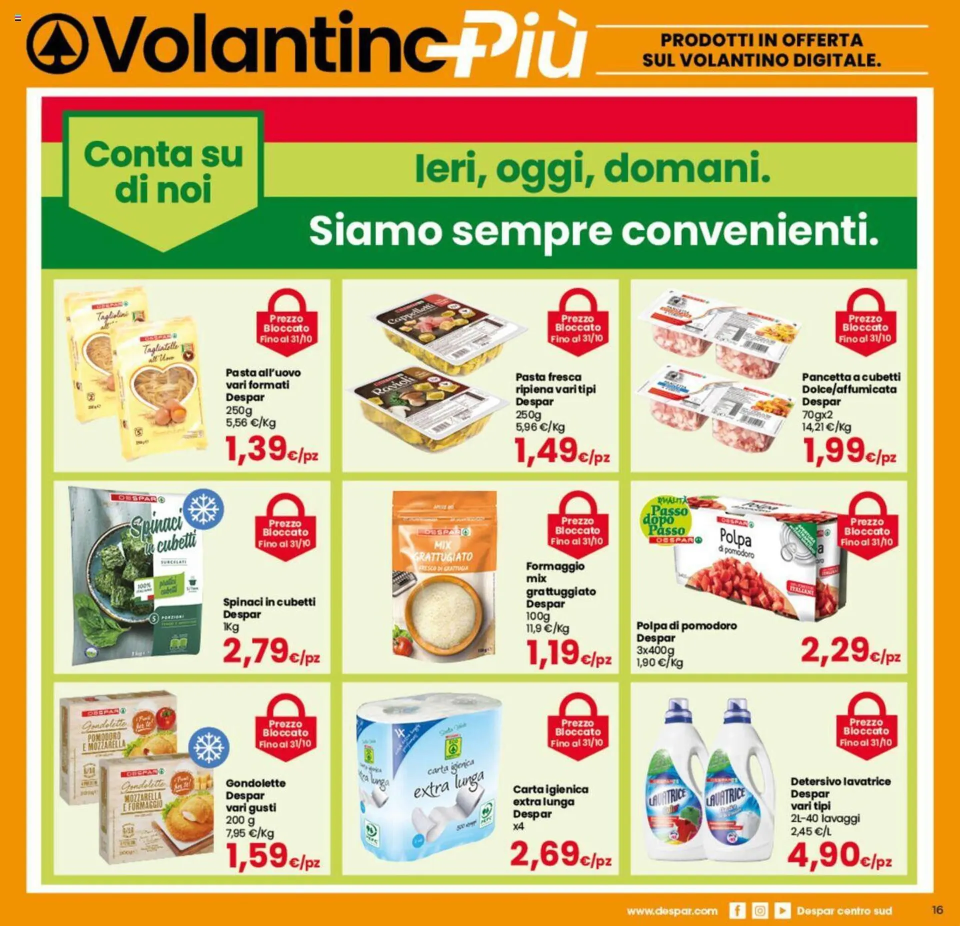 Volantino Eurospar da 4 settembre a 9 settembre di 2023 - Pagina del volantino 16