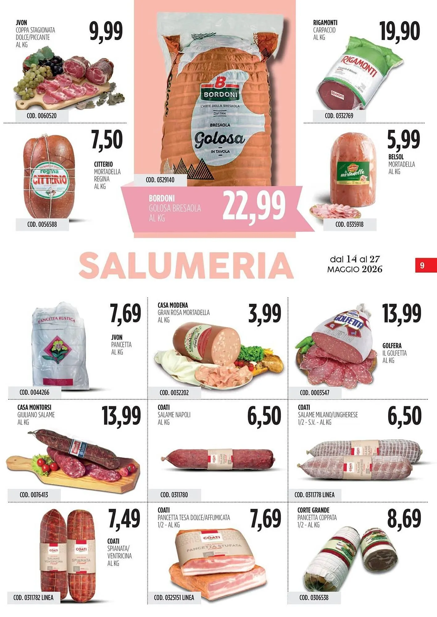 Volantino Carico Cash & Carry da 14 maggio a 27 maggio di 2026 - Pagina del volantino 9