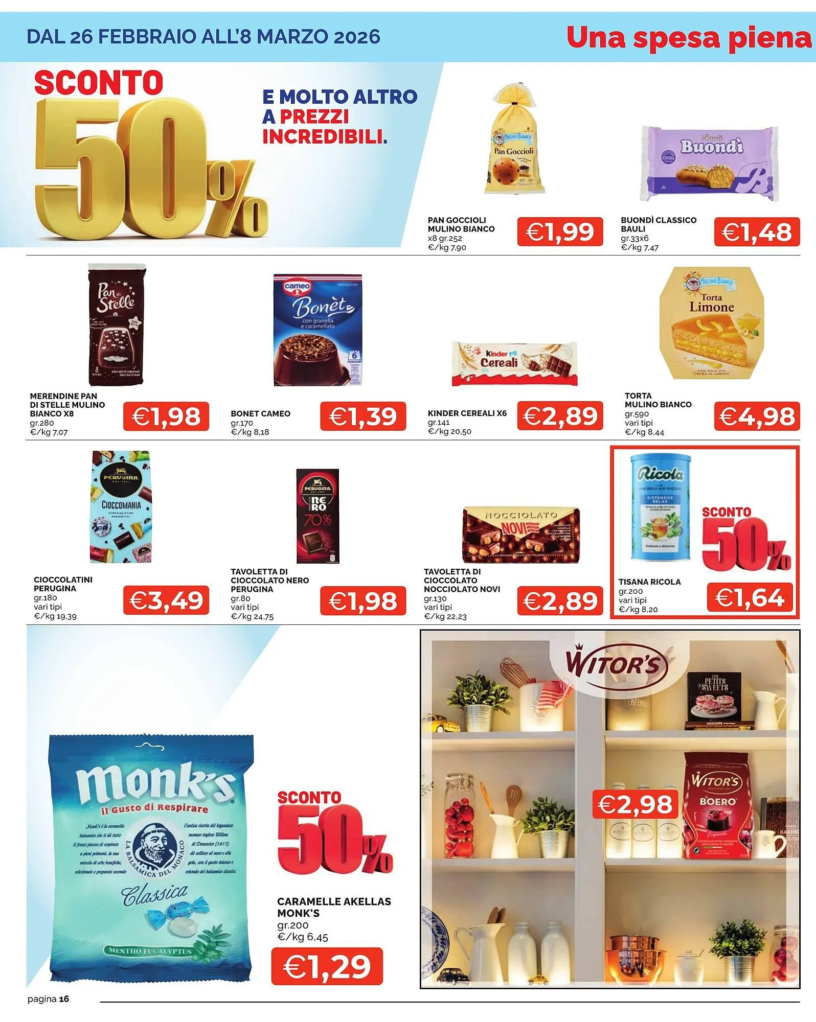 Volantino Mercatò Extra da 26 febbraio a 8 marzo di 2026 - Pagina del volantino 16