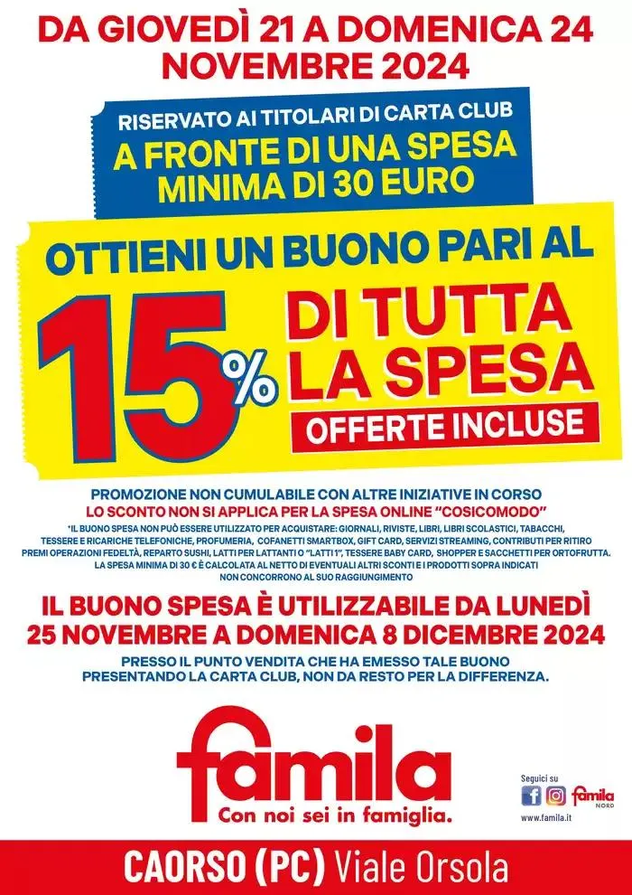 Buono sconto 15% da 21 novembre a 24 novembre di 2024 - Pagina del volantino 2