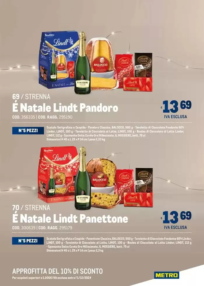 Cesti di Natale Ridotto da 4 novembre a 31 dicembre di 2024 - Pagina del volantino 51