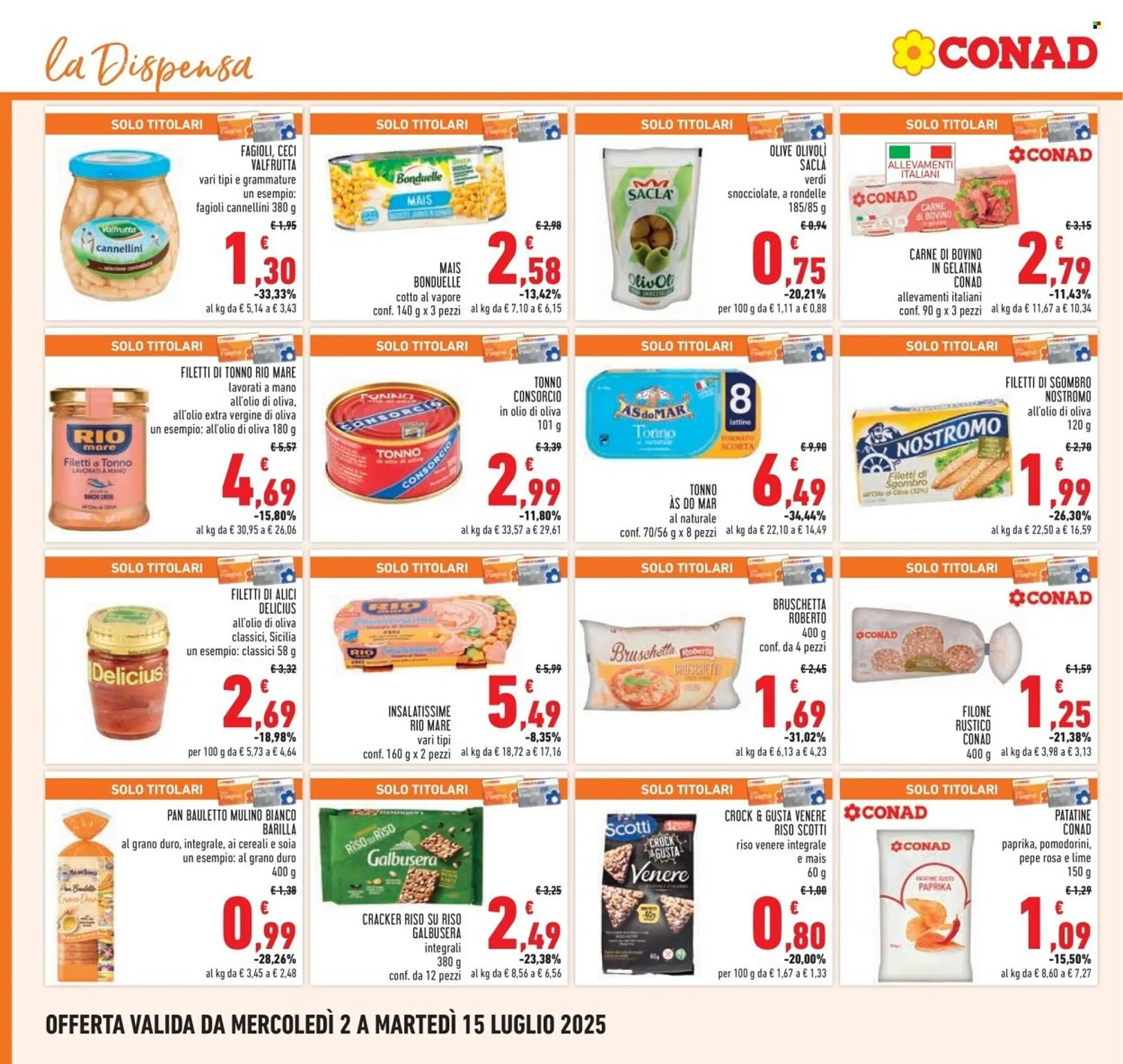 Volantino Conad da 2 luglio a 15 luglio di 2025 - Pagina del volantino 20
