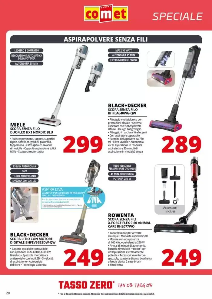 Speciale Piccoli Elettrodomestici! da 17 aprile a 7 maggio di 2025 - Pagina del volantino 20