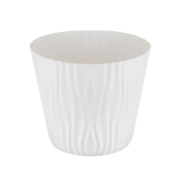 VASO PLANA SAHARA 28CM BIANCO