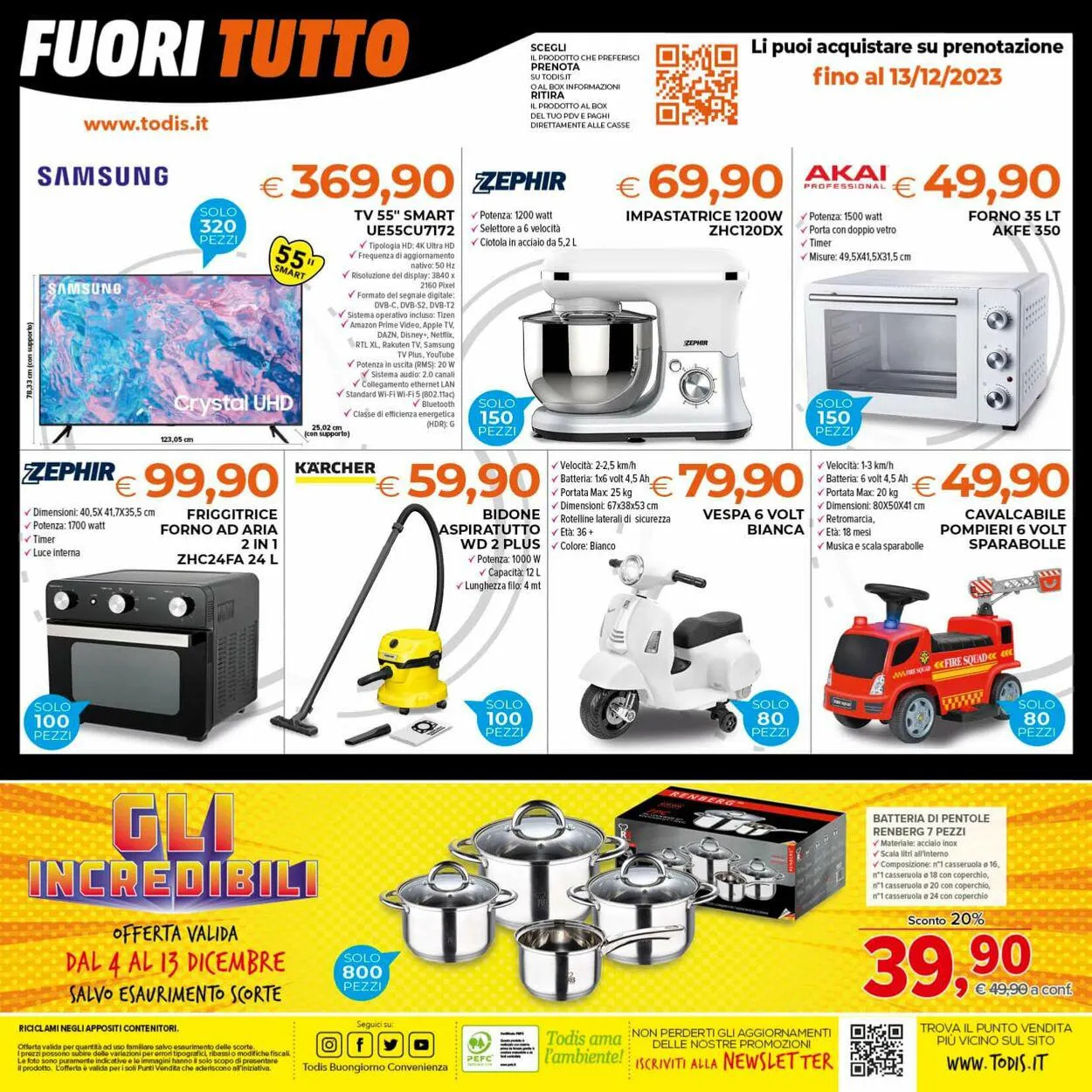 Todis Volantino attuale da 28 novembre a 12 dicembre di 2023 - Pagina del volantino 20