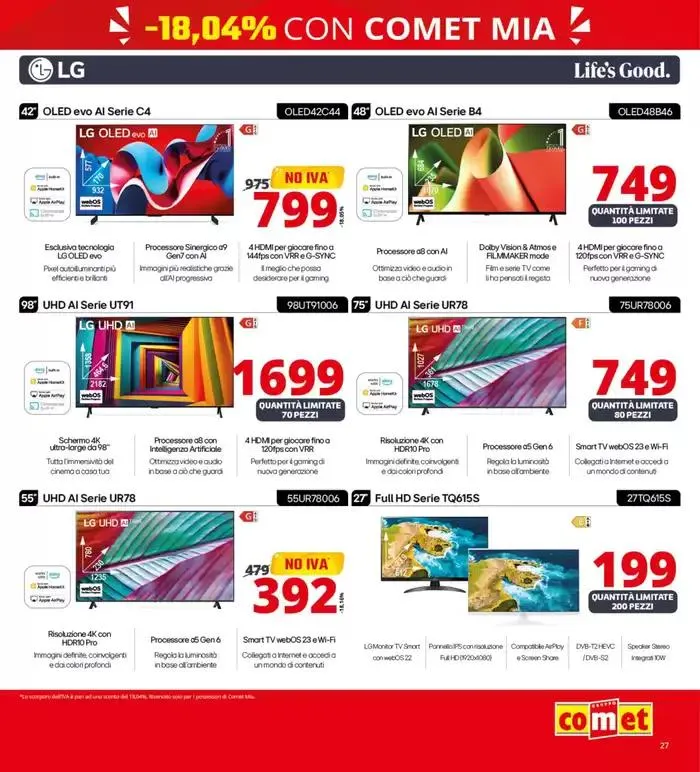 No IVA sul meglio della tecnologia! da 8 maggio a 21 maggio di 2025 - Pagina del volantino 27