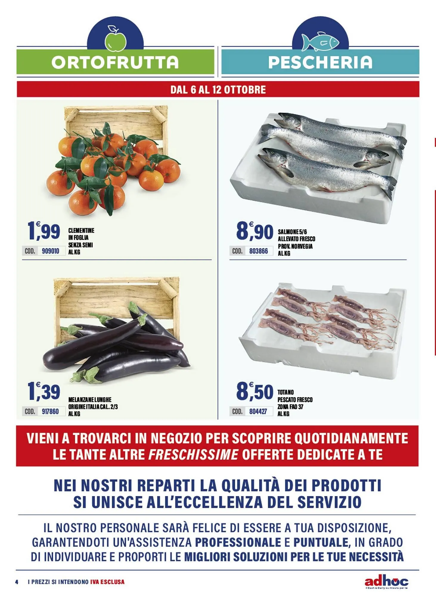 Volantino Adhoc da 6 ottobre a 19 ottobre di 2025 - Pagina del volantino 4