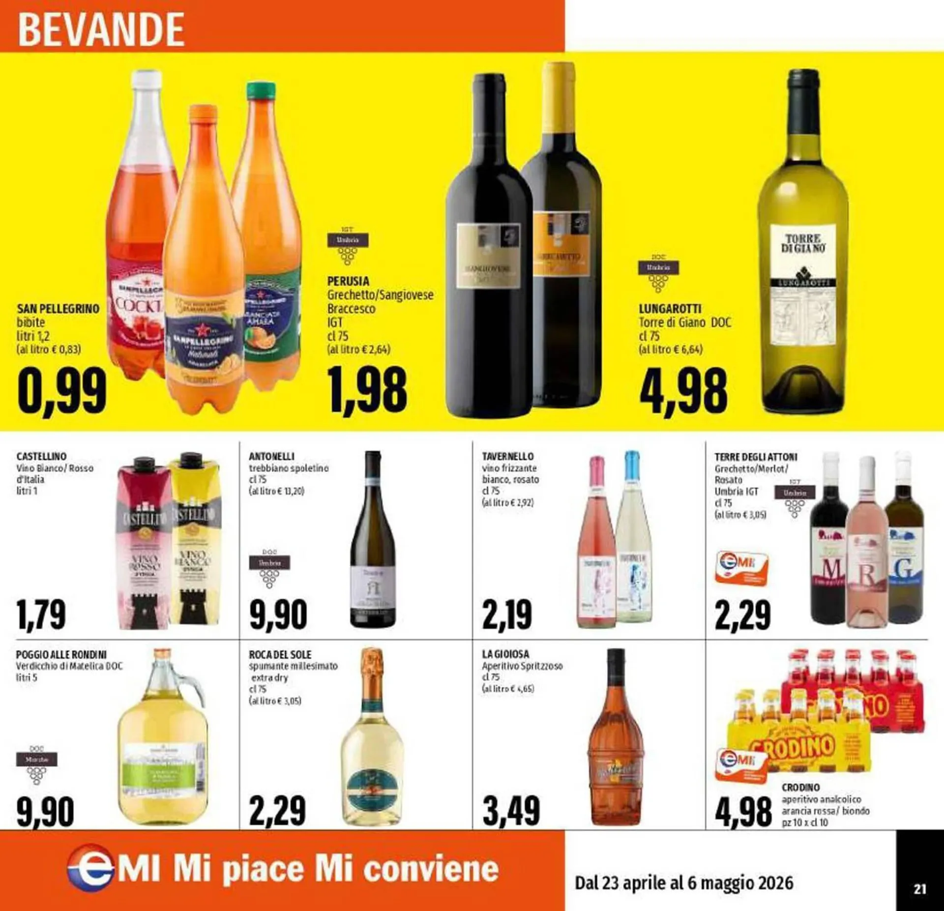 Volantino Emi Supermercati da 23 aprile a 6 maggio di 2026 - Pagina del volantino 21