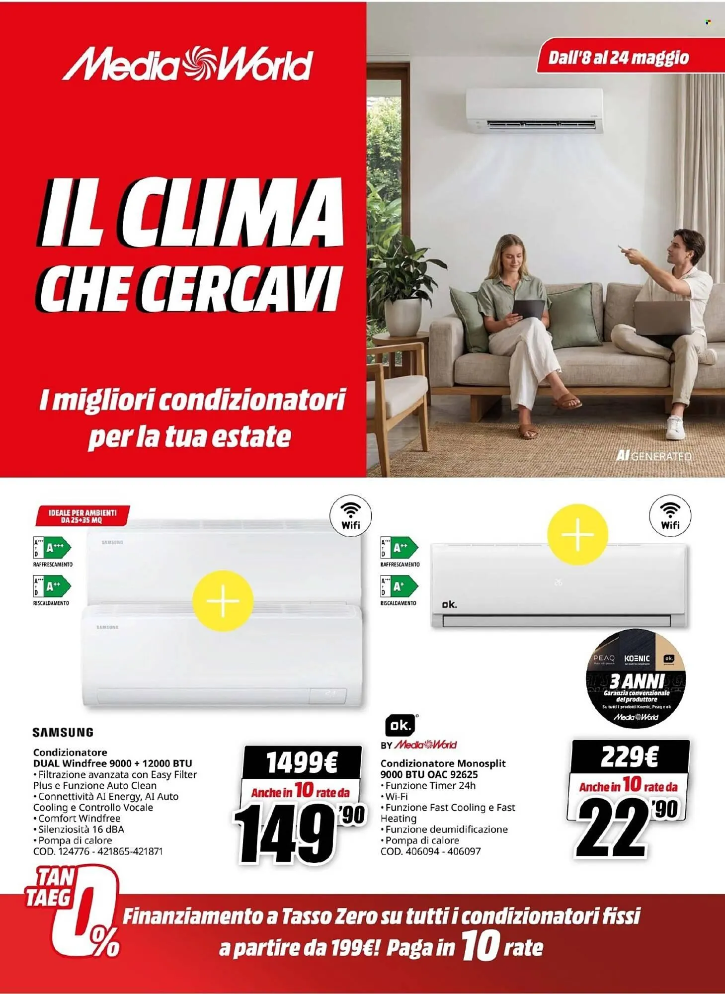 Volantino MediaWorld da 8 maggio a 24 maggio di 2026 - Pagina del volantino 1
