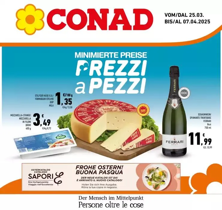 Prezzi a pezzi da 25 marzo a 7 aprile di 2025 - Pagina del volantino 1