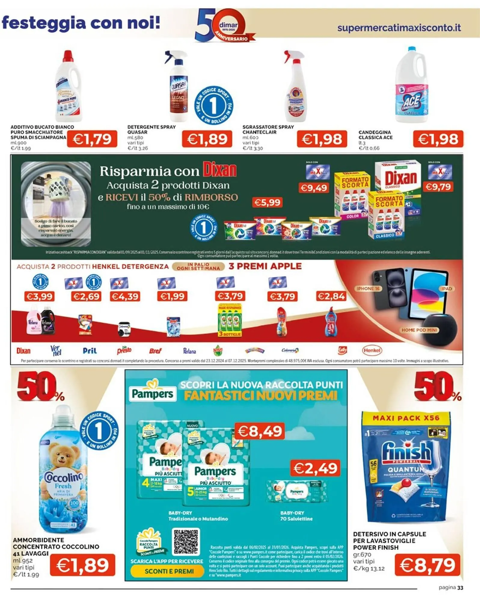 Volantino Maxisconto da 4 settembre a 17 settembre di 2025 - Pagina del volantino 33