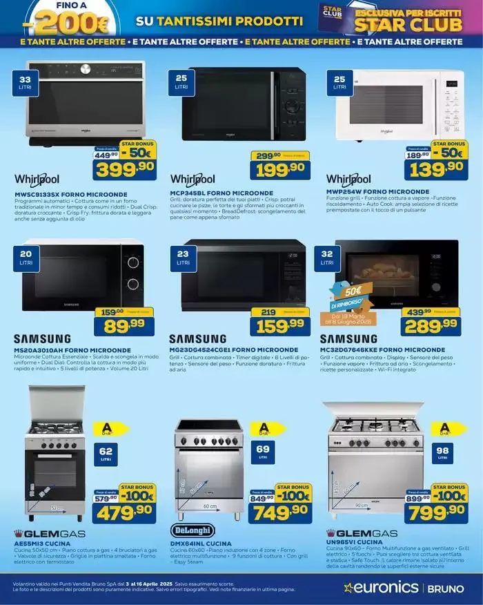 Star Bonus continua -200 euro da 3 aprile a 16 aprile di 2025 - Pagina del volantino 44