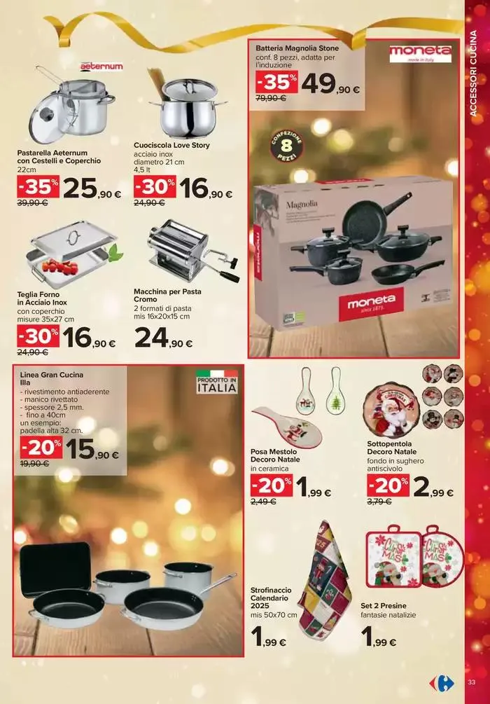 Una Natale piu buono anche nel prezzo da 14 novembre a 24 dicembre di 2024 - Pagina del volantino 33