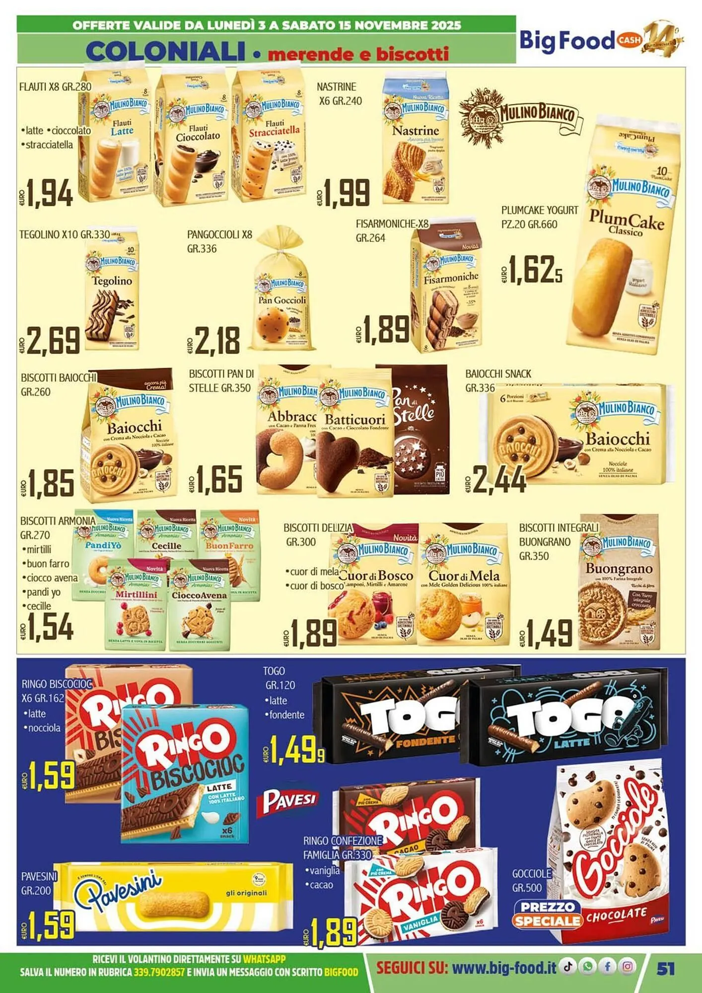 Volantino Big Food da 3 novembre a 15 novembre di 2025 - Pagina del volantino 51