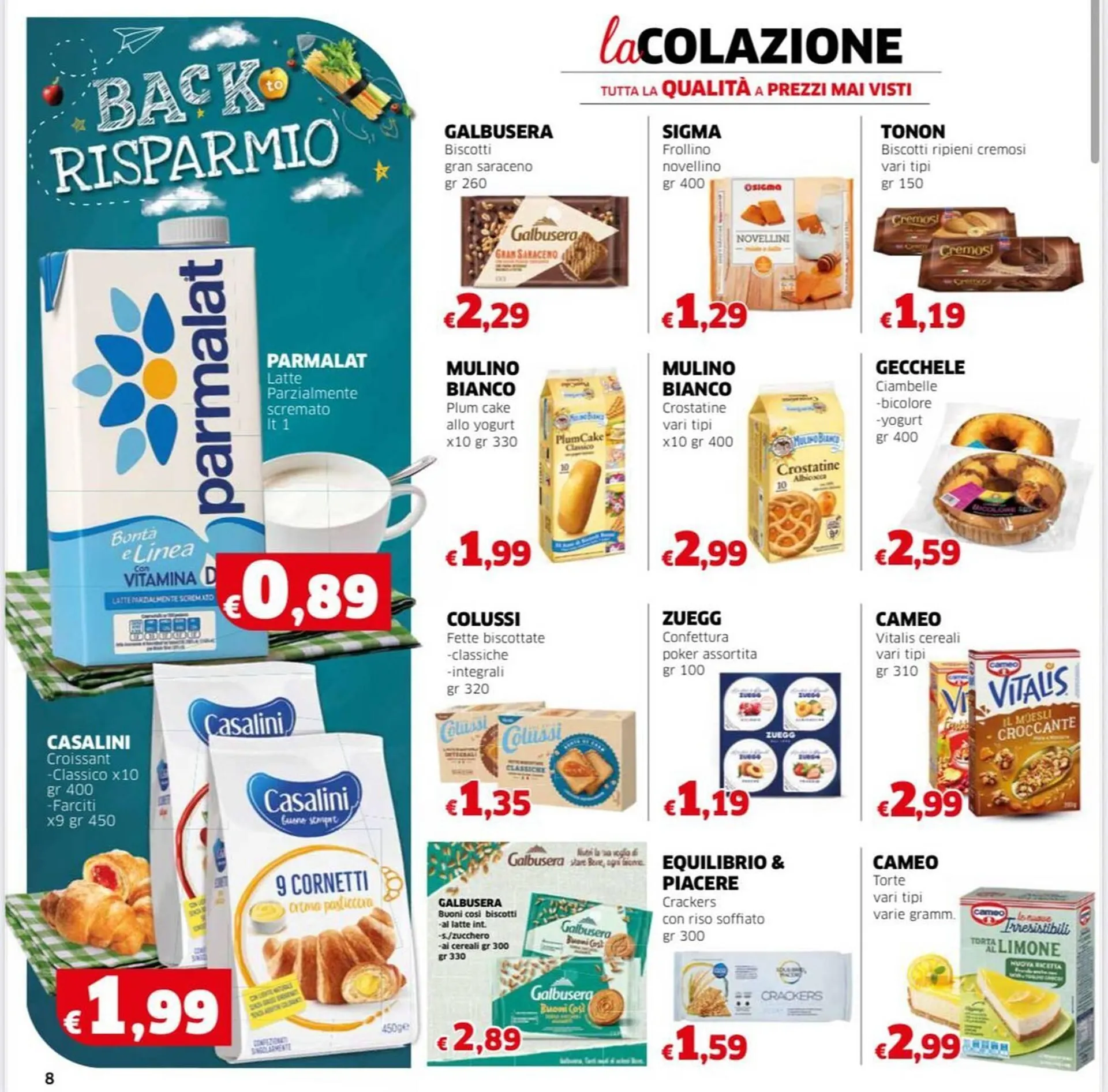Volantino Mercati Alimentari da 28 agosto a 10 settembre di 2025 - Pagina del volantino 8