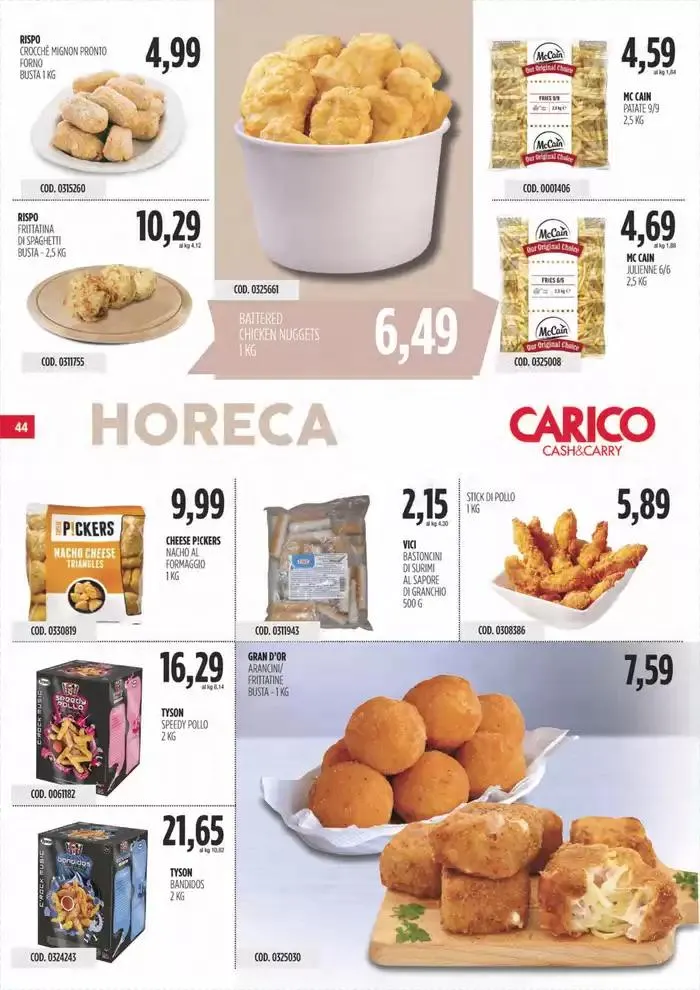 Offerte Carico Cash & Carry da 8 maggio a 21 maggio di 2025 - Pagina del volantino 44