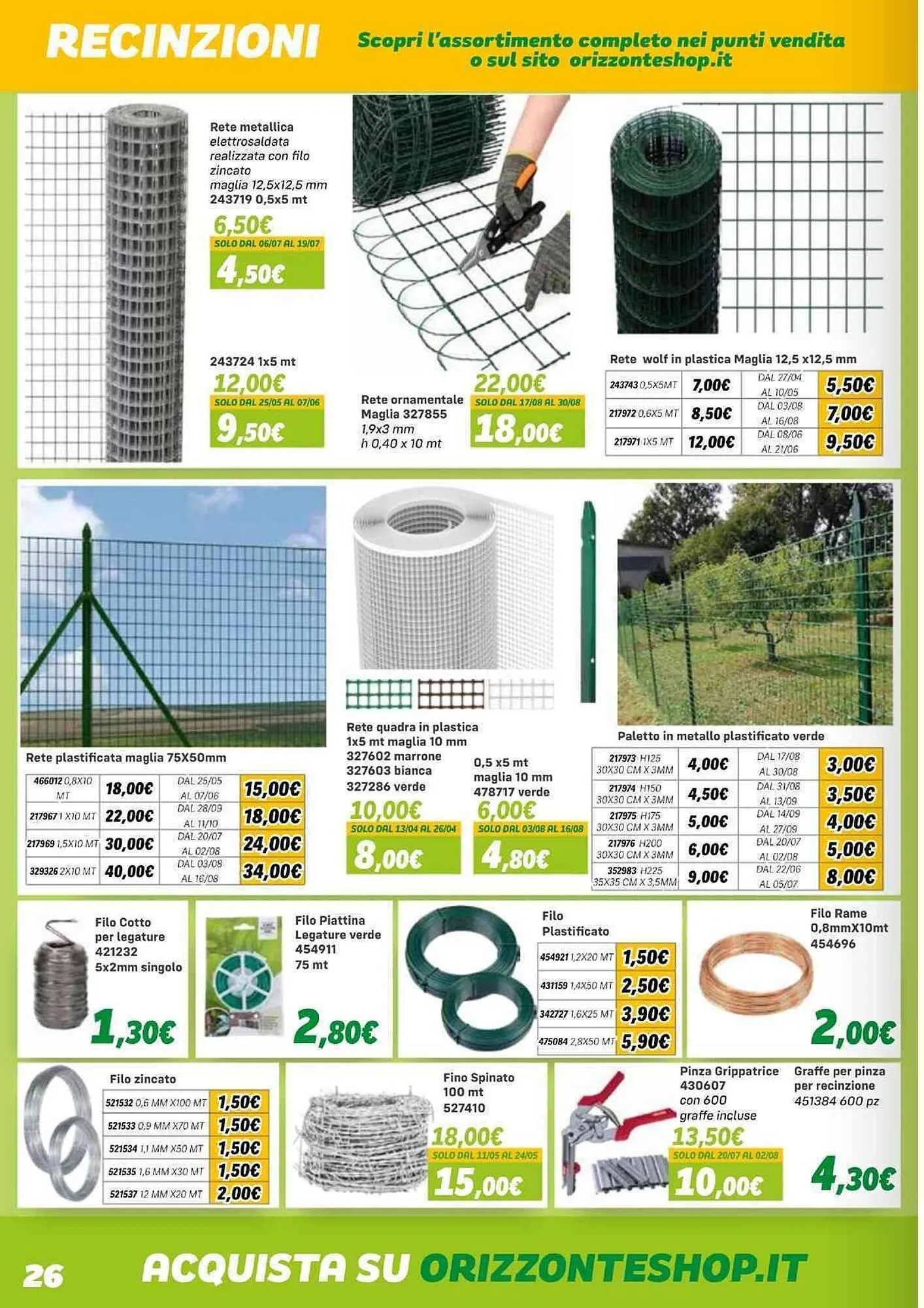 Volantino Orizzonte da 10 aprile a 11 ottobre di 2026 - Pagina del volantino 26