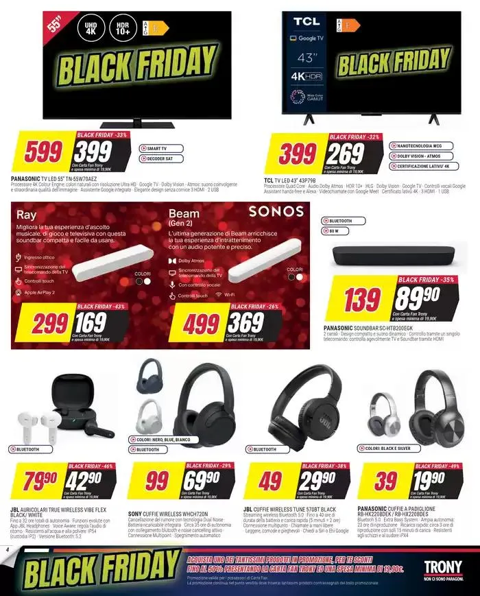 Black friday da 26 novembre a 4 dicembre di 2024 - Pagina del volantino 4