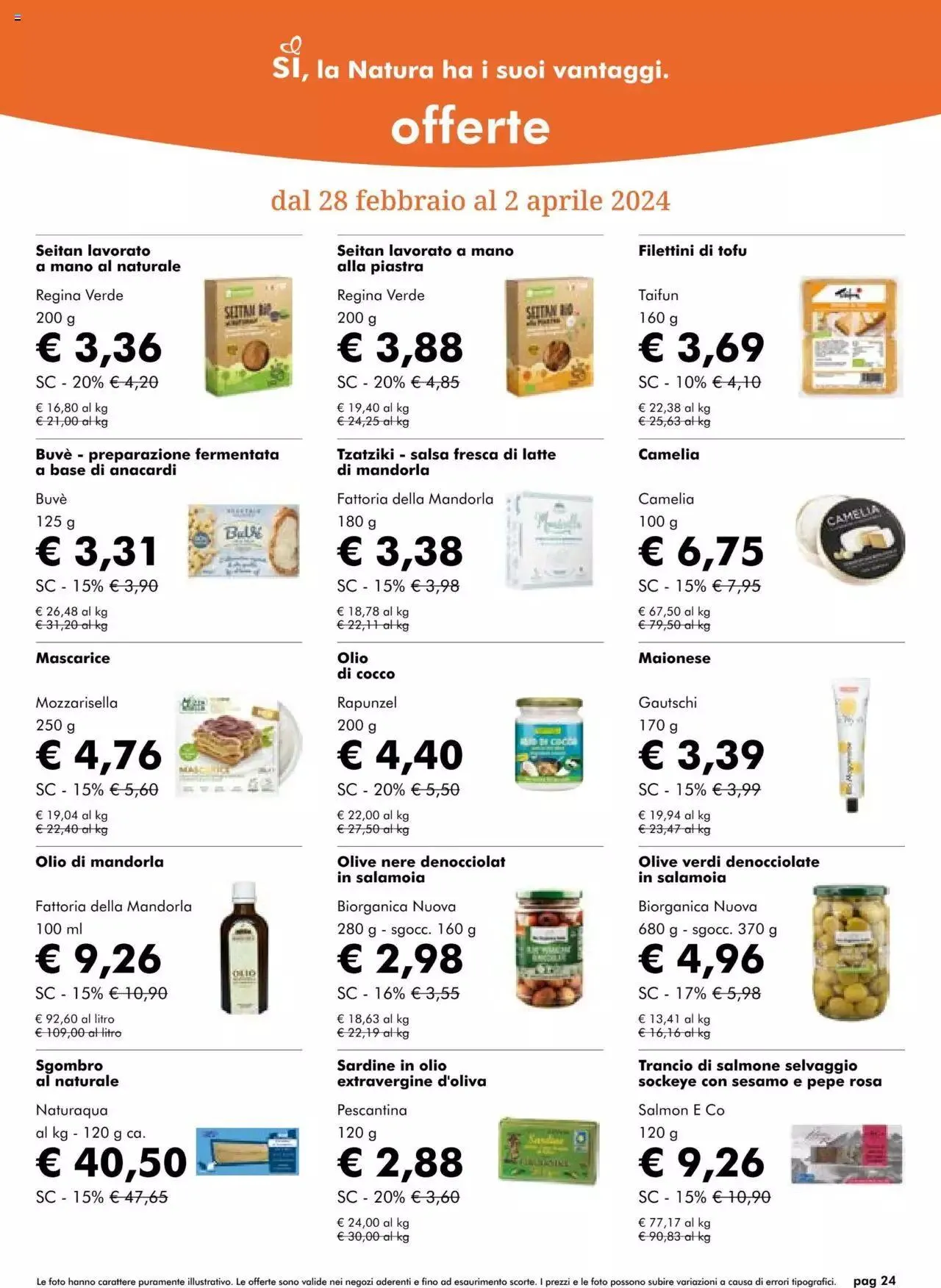 Volantino Natura Sì da 28 febbraio a 2 aprile di 2024 - Pagina del volantino 24