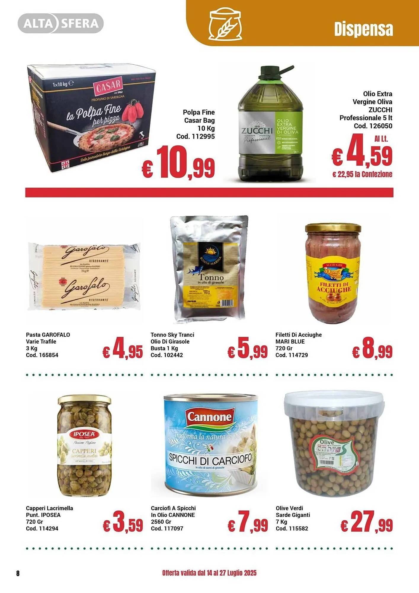 Volantino Centro Cash da 14 luglio a 27 luglio di 2025 - Pagina del volantino 8