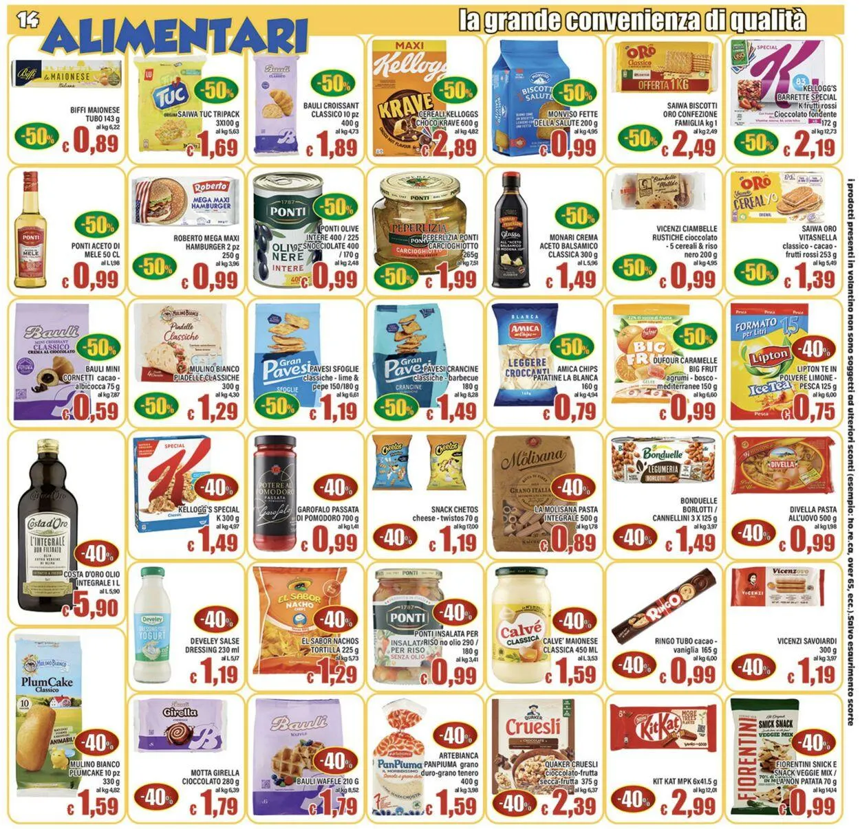 Top Supermercati Volantino attuale da 17 luglio a 31 luglio di 2025 - Pagina del volantino 14