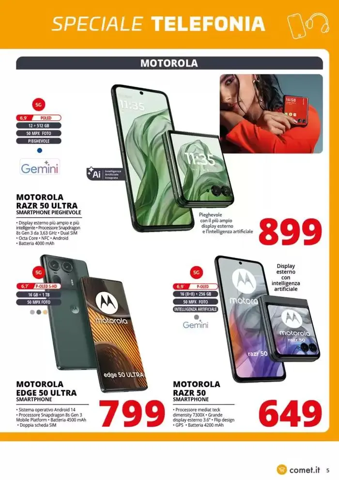 Speciale Telefonia da Comet! da 20 marzo a 2 aprile di 2025 - Pagina del volantino 5
