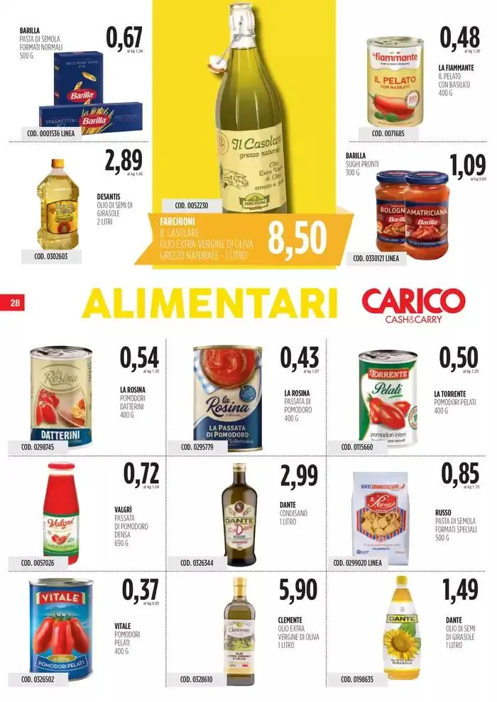 Offerte Carico Cash&Carry da 7 gennaio a 22 gennaio di 2025 - Pagina del volantino 28