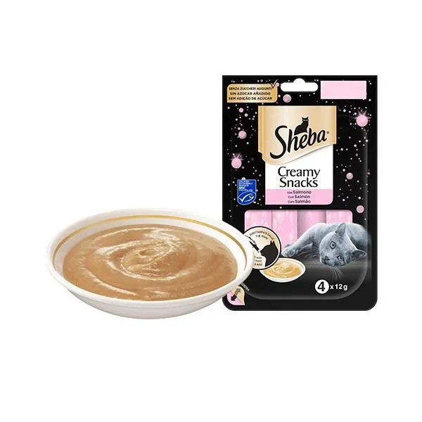 Sheba - Creamy Snacks con Salmone