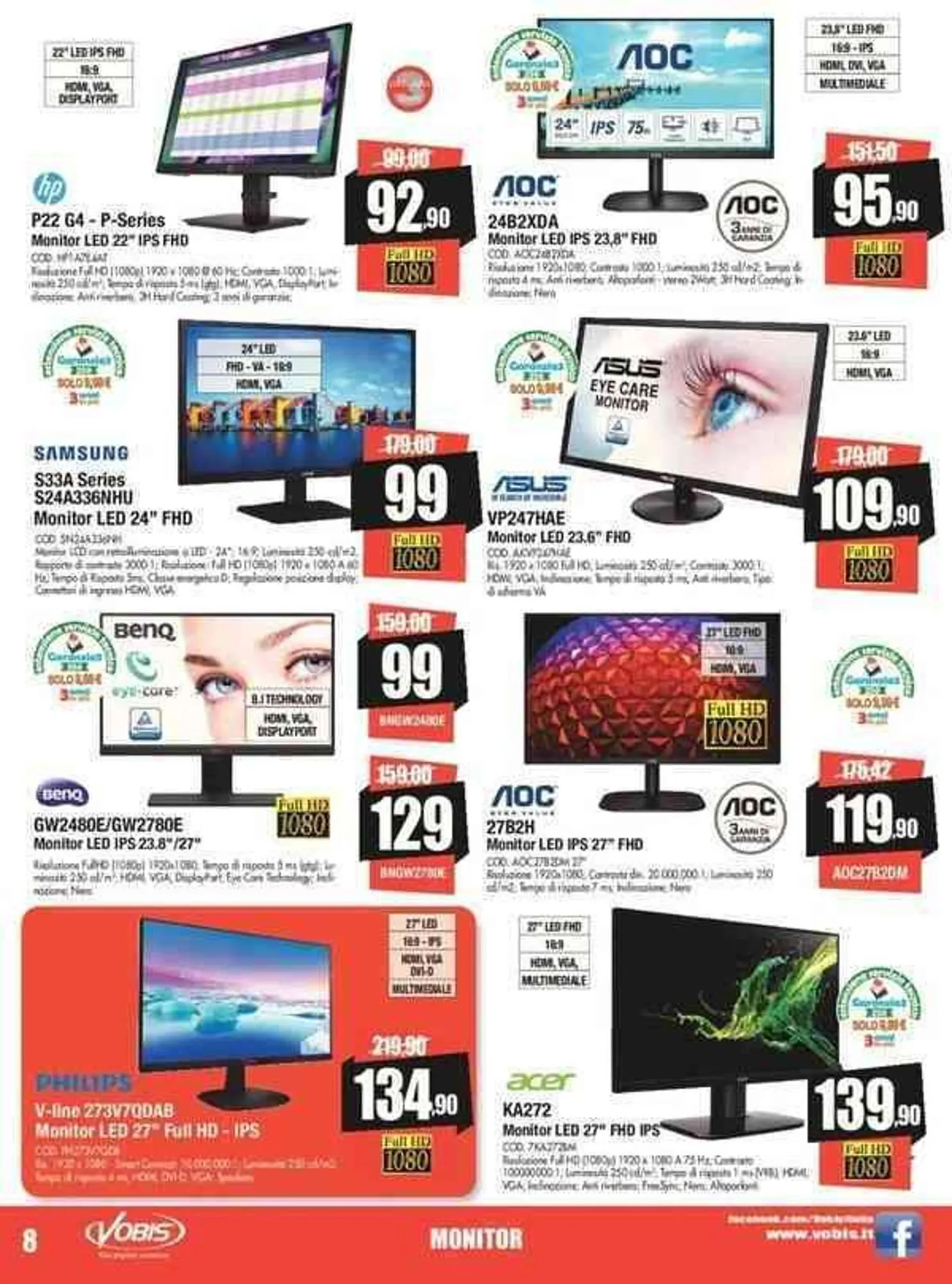 Volantino Vobis da 26 settembre a 30 settembre di 2023 - Pagina del volantino 8