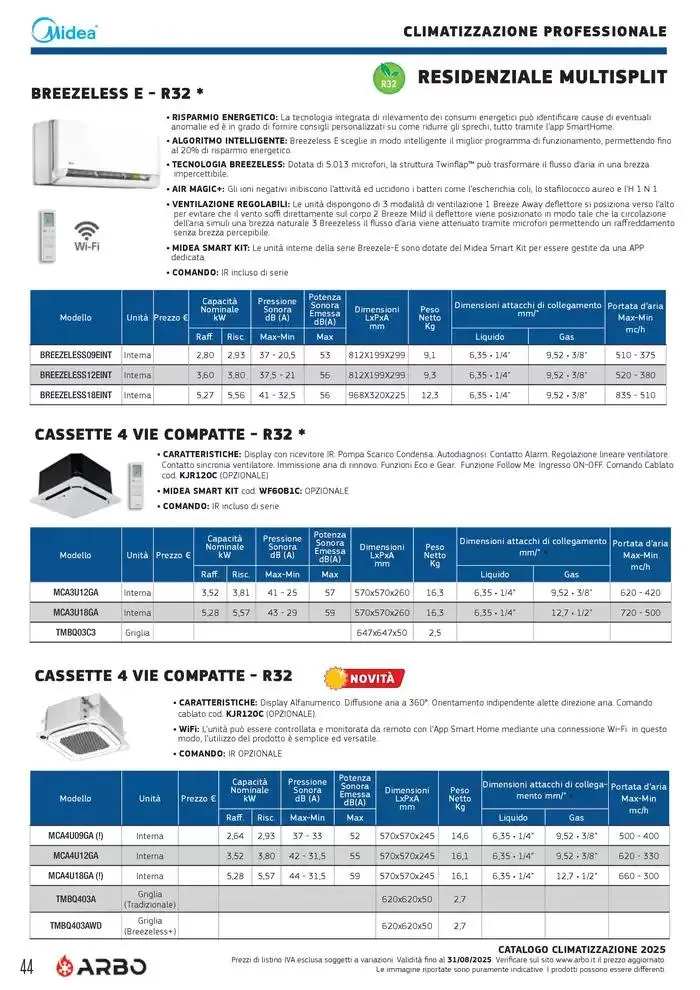 Catalogo Climatizzazione 2025 da 1 gennaio a 31 dicembre di 2025 - Pagina del volantino 44
