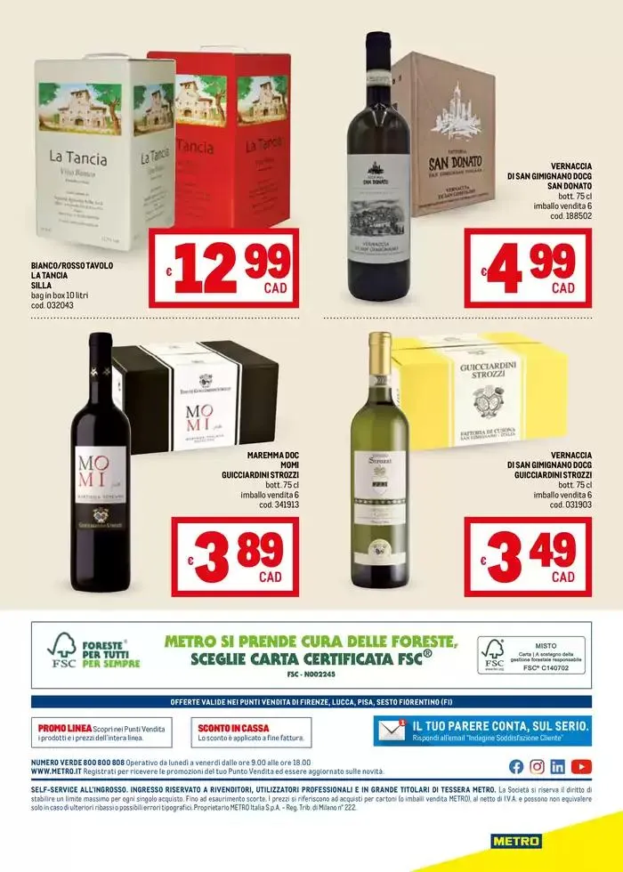 Sapori d'Italia -Toscana da 2 maggio a 28 maggio di 2025 - Pagina del volantino 8