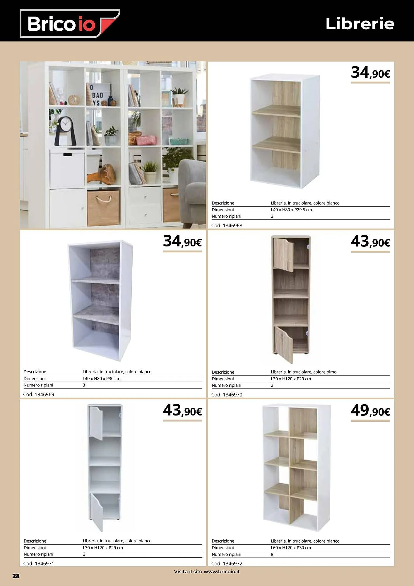 Volantino Brico Io da 28 novembre a 31 dicembre di 2023 - Pagina del volantino 28
