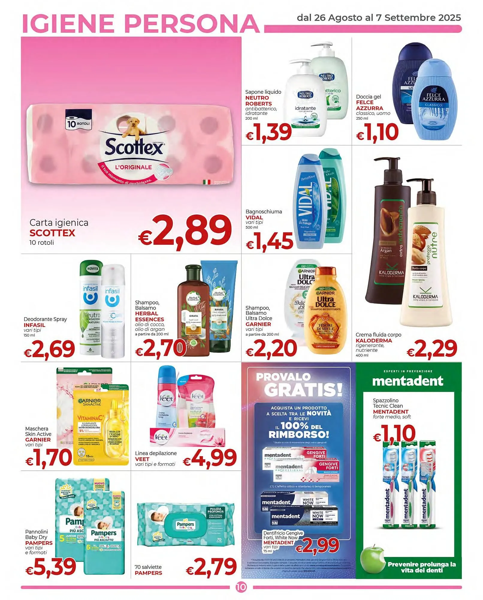 Volantino Supermercati Nonna Isa da 26 agosto a 7 settembre di 2025 - Pagina del volantino 10