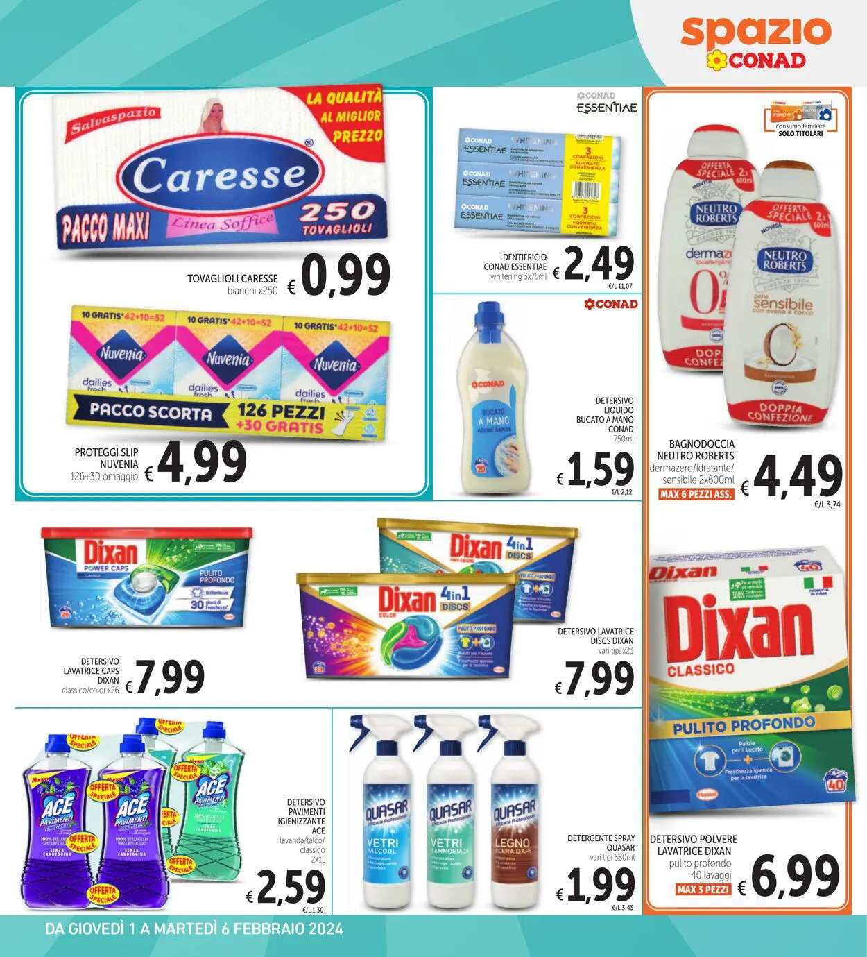 Conad - Spazio - Palermo Volantino attuale da 1 febbraio a 6 febbraio di 2024 - Pagina del volantino 9