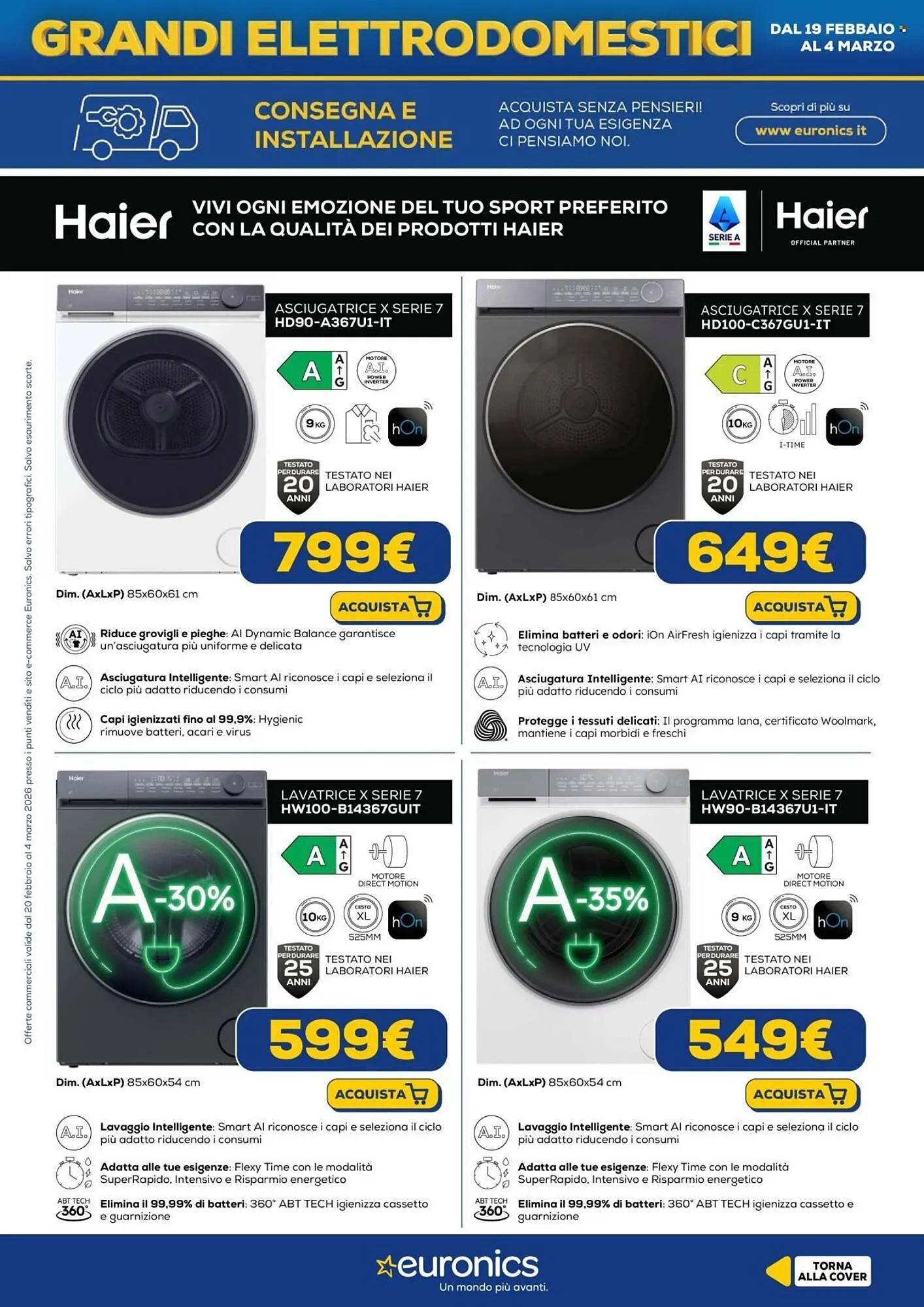 Volantino Euronics da 20 febbraio a 4 marzo di 2026 - Pagina del volantino 13
