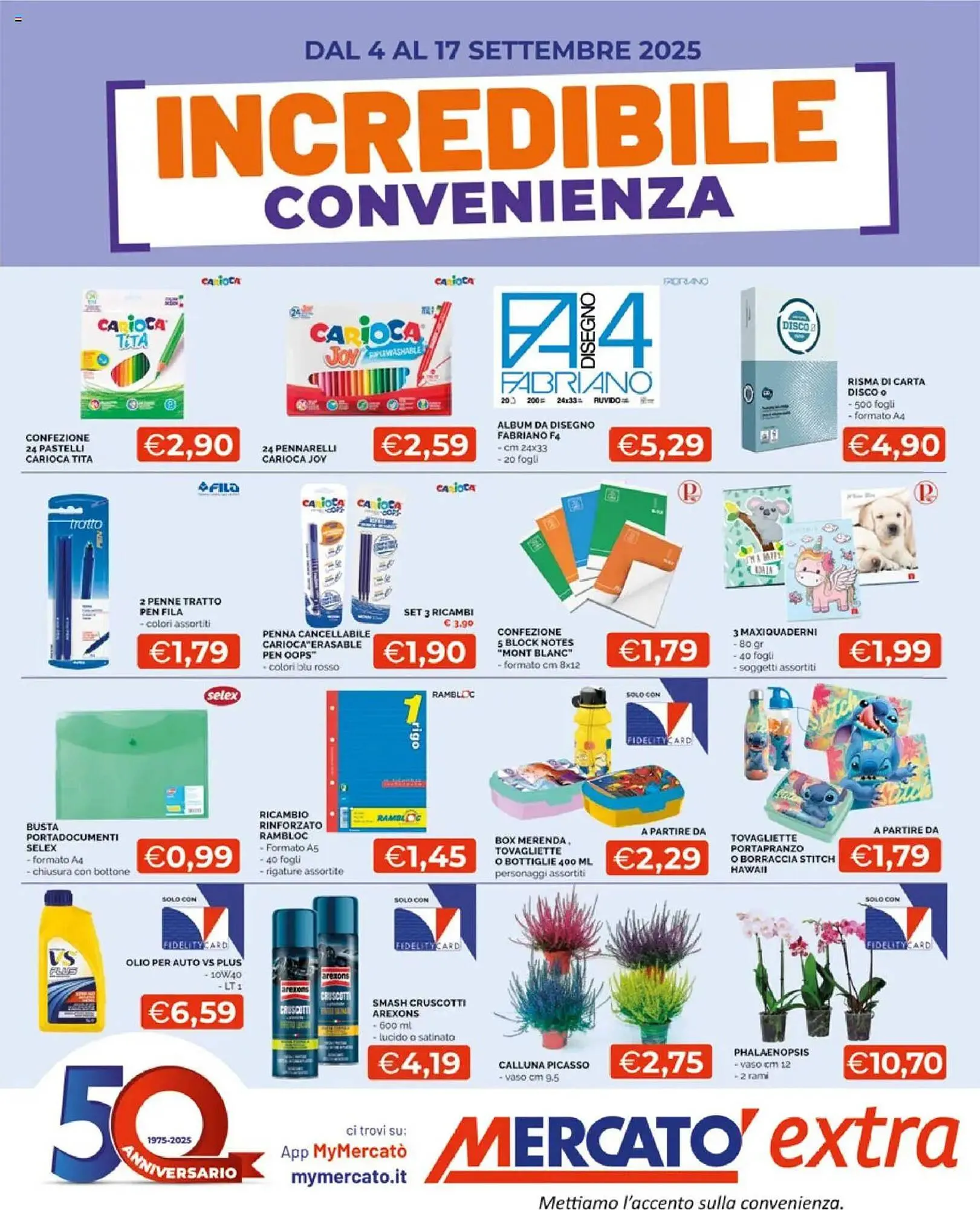volantino Mercatò Extra da 4 settembre a 17 settembre di 2025 - Pagina del volantino 1