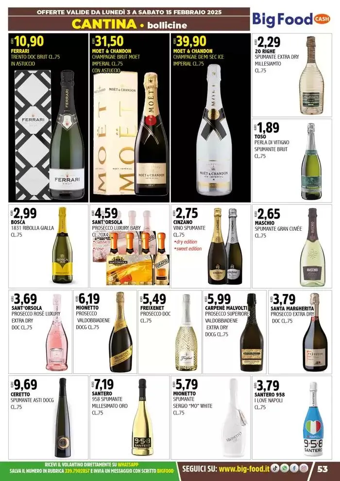 Carnevale innamorati della convenienza da 3 febbraio a 15 febbraio di 2025 - Pagina del volantino 53