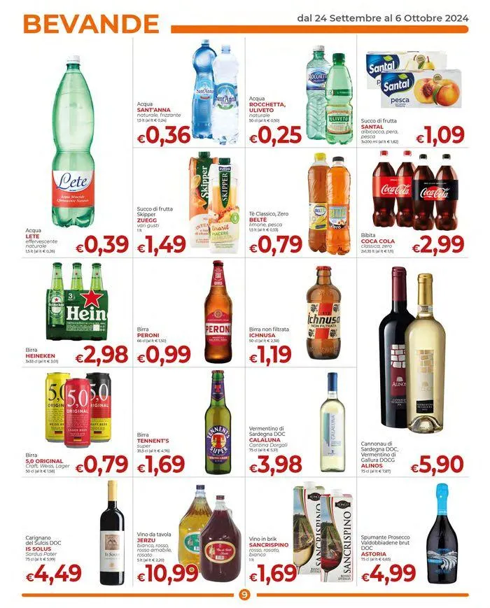 Promozione dal 24 settembre al 6 ottobre 2024 da 24 settembre a 6 ottobre di 2024 - Pagina del volantino 9
