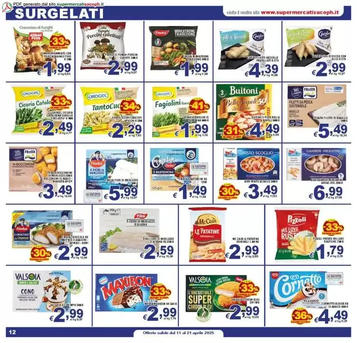 Volantino Sacoph da 11 aprile a 21 aprile di 2025 - Pagina del volantino 12