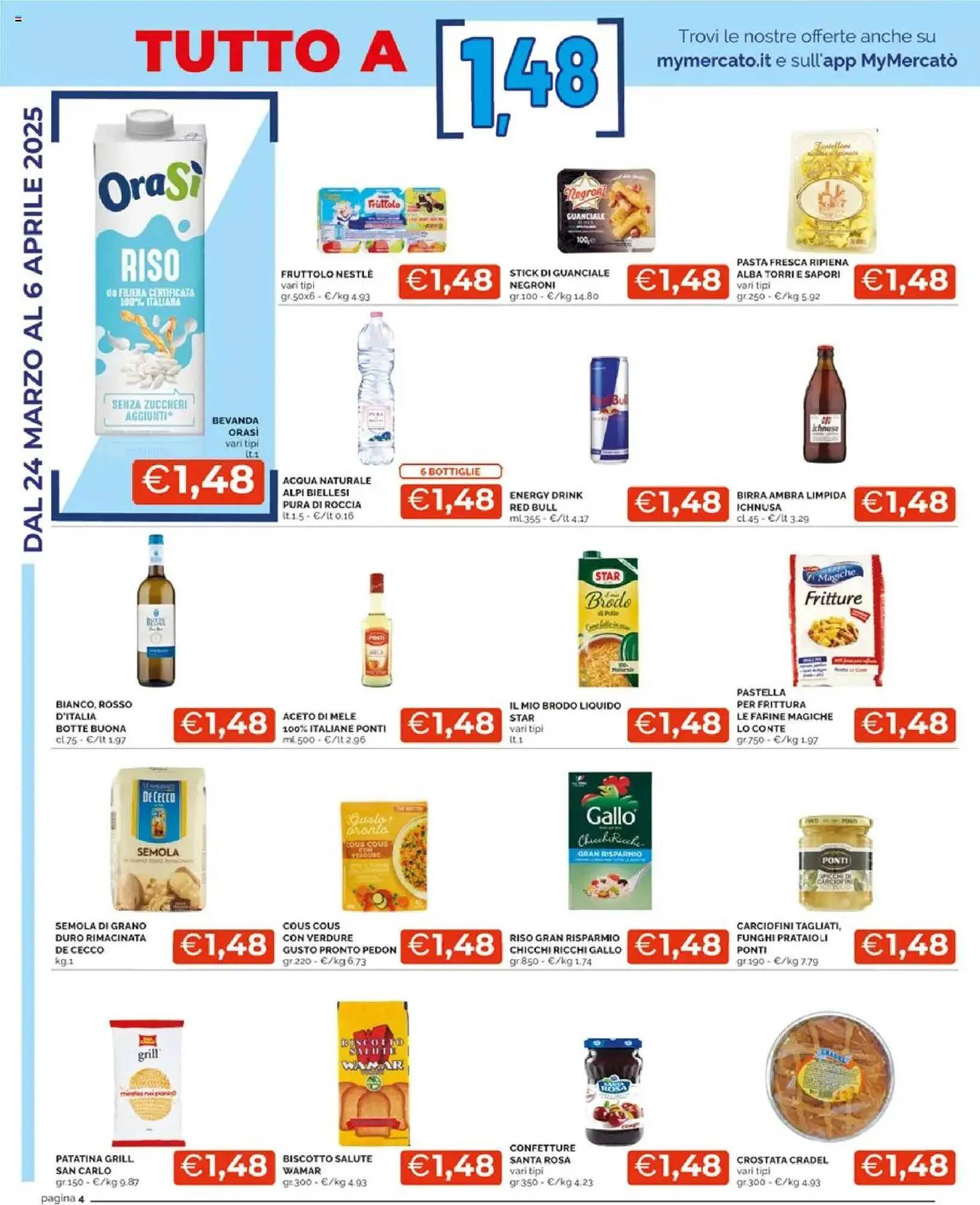 Volantino Mercatò da 24 marzo a 6 aprile di 2025 - Pagina del volantino 4