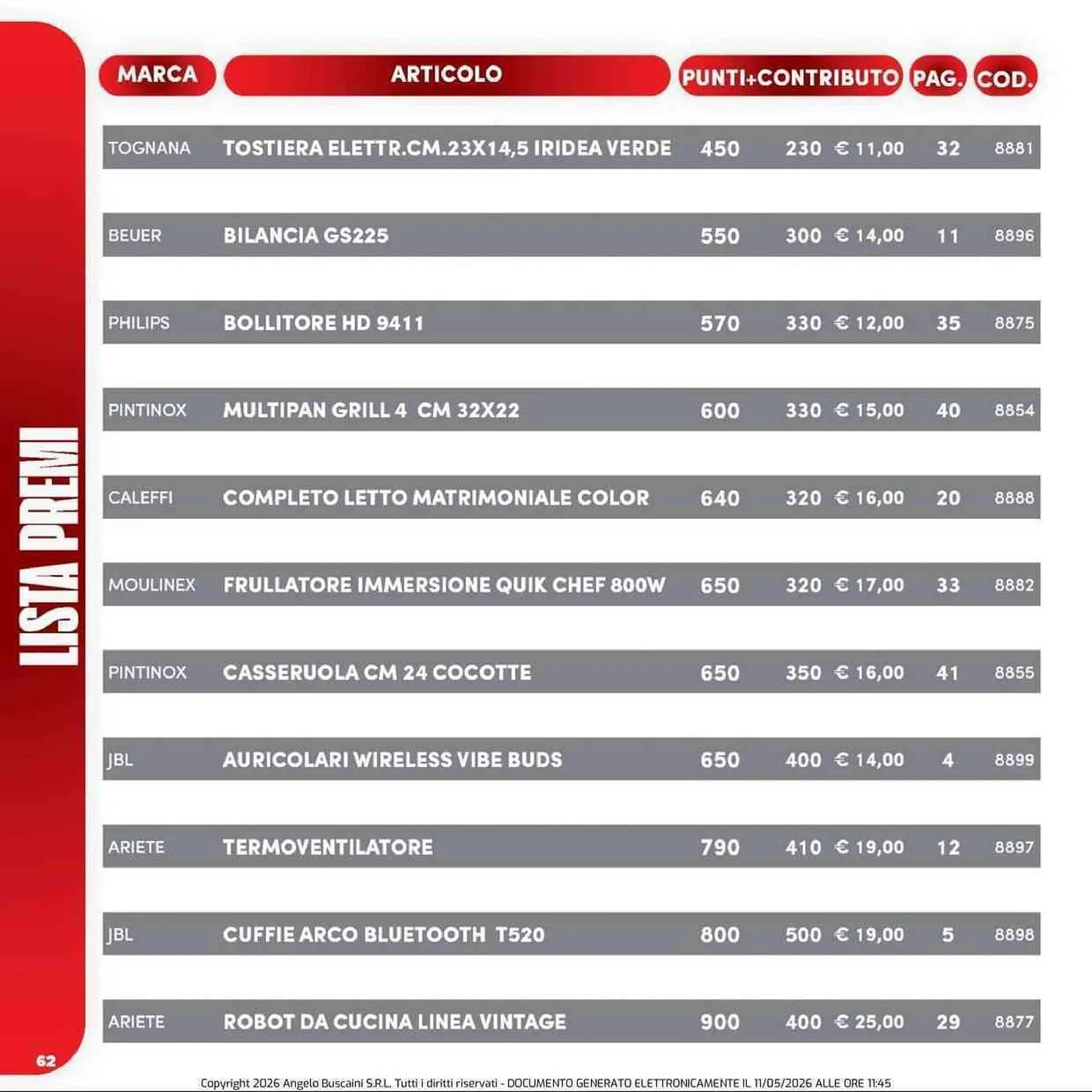 Volantino Iperfamily da 11 maggio a 31 gennaio di 2027 - Pagina del volantino 62