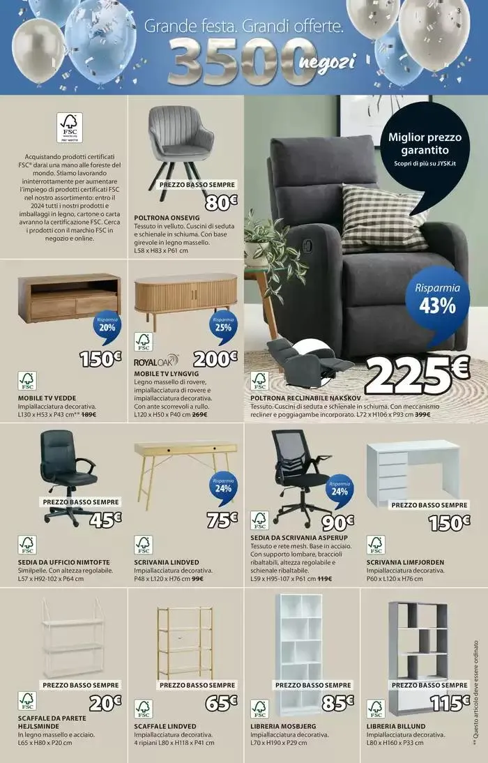 Grande festa. Grandi offerte. da 24 ottobre a 1 dicembre di 2024 - Pagina del volantino 3