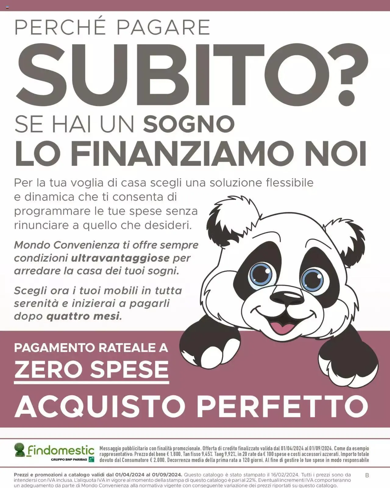 Volantino Mondo Convenienza da 1 aprile a 14 aprile di 2024 - Pagina del volantino 194