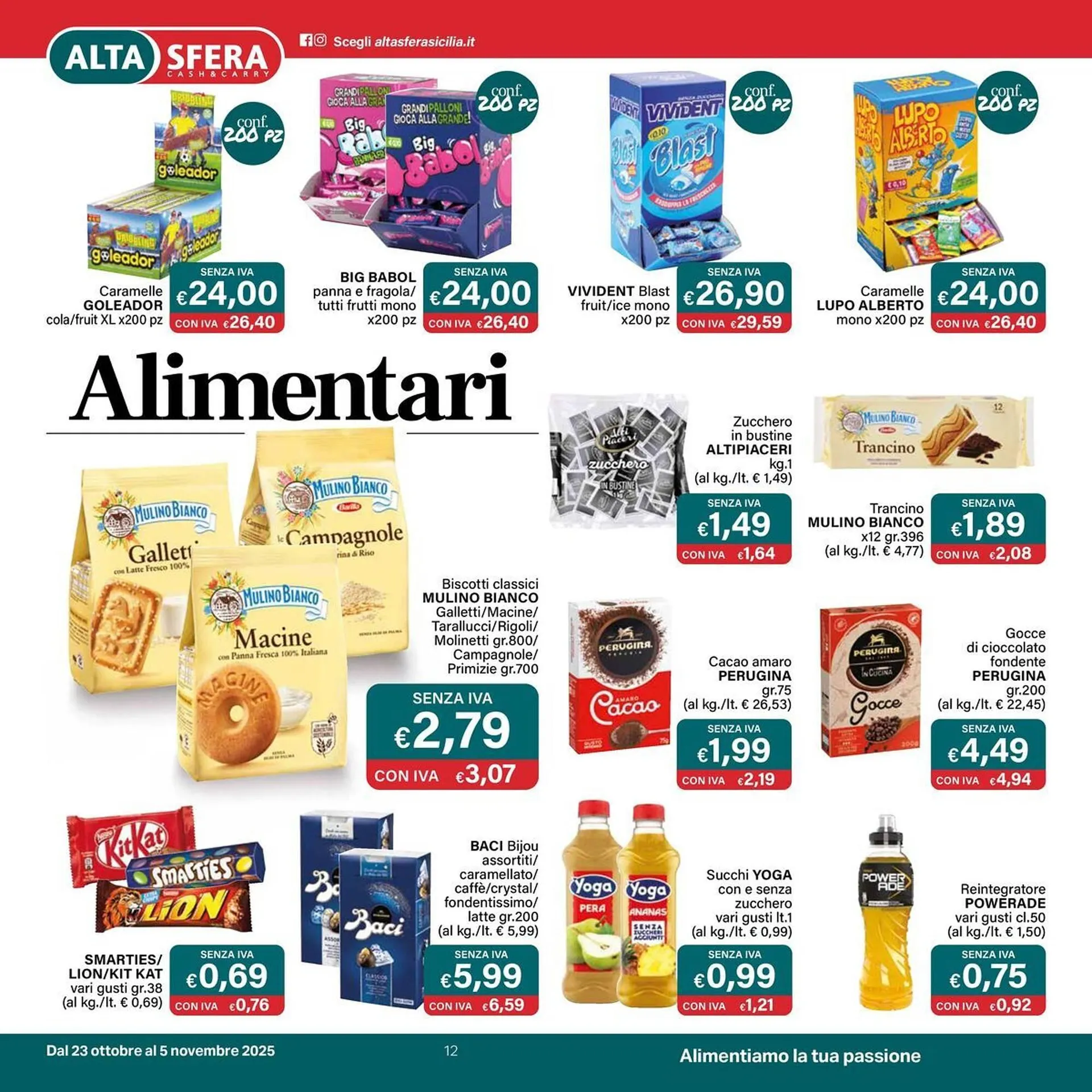 Volantino Altasfera da 23 ottobre a 5 novembre di 2025 - Pagina del volantino 12