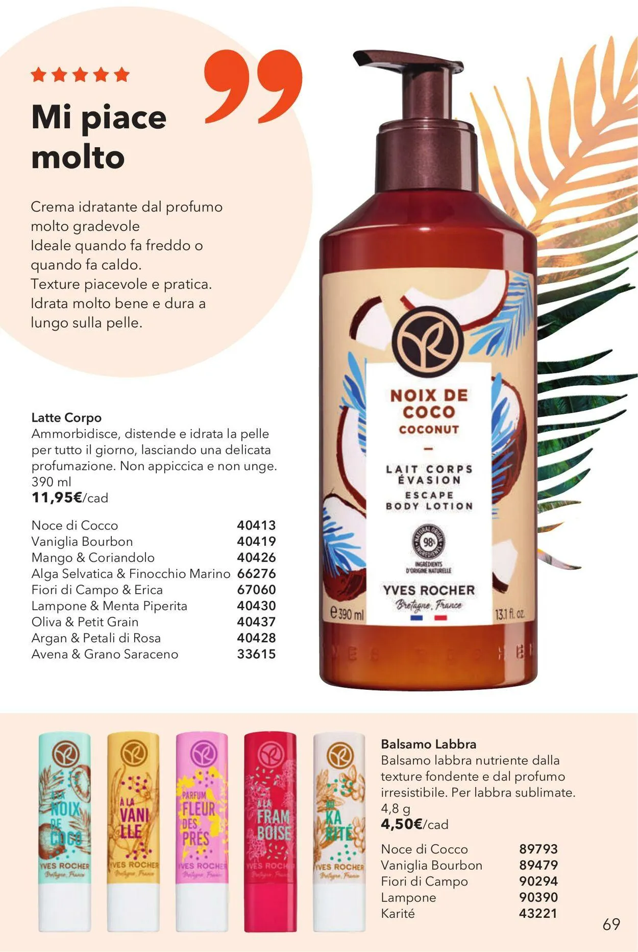 Yves Rocher Volantino attuale da 4 luglio a 30 luglio di 2025 - Pagina del volantino 69