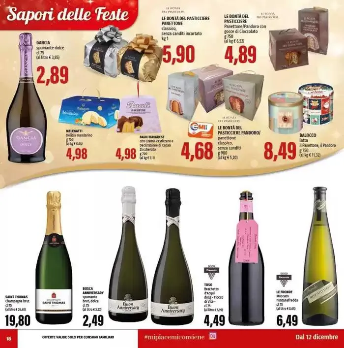 Il gusto delle feste da 20 dicembre a 24 dicembre di 2024 - Pagina del volantino 18