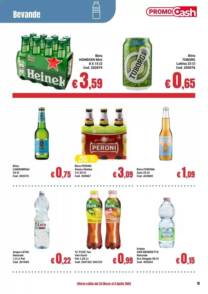 Offerta valida dal 24 Marzo al 6 Aprile 2025 da 24 marzo a 6 aprile di 2025 - Pagina del volantino 13